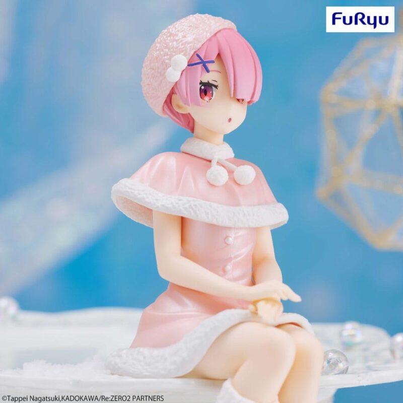 RE ZERO - Ram "Neige" - Statuette Noodle Stopper 14cm – Image 6