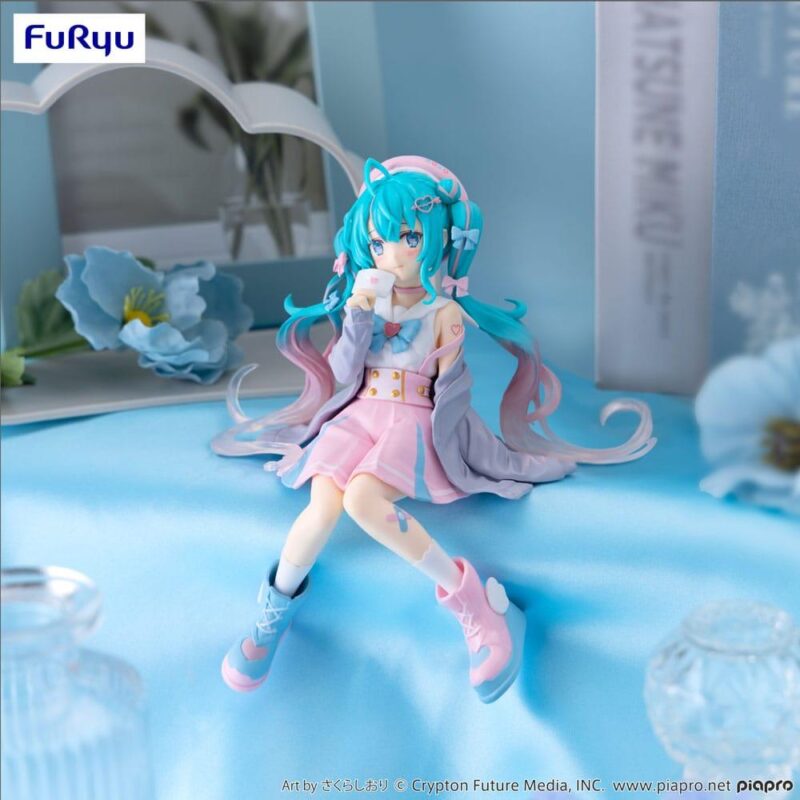 HATSUNE MIKU - Love Sailor Grey Color - Statuette Noodle Stopper 13cm