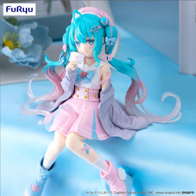 HATSUNE MIKU - Love Sailor Grey Color - Statuette Noodle Stopper 13cm – Image 2