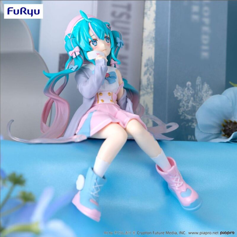 HATSUNE MIKU - Love Sailor Grey Color - Statuette Noodle Stopper 13cm – Image 4