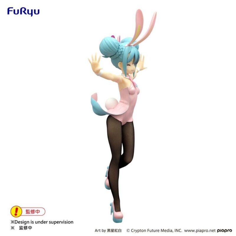 HATSUNE MIKU - Wink Pearl "Pink Color" - Statuette BiCute 30cm – Image 6