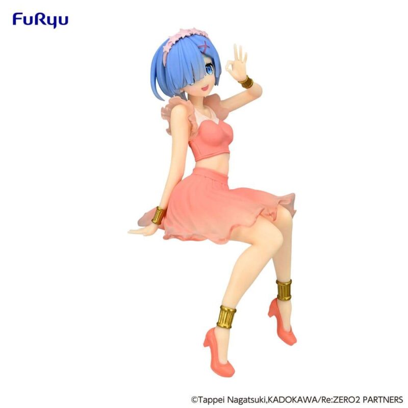 RE ZERO - Rem "Twinkle Party" - Statuette Noodle Stopper 14cm – Image 4