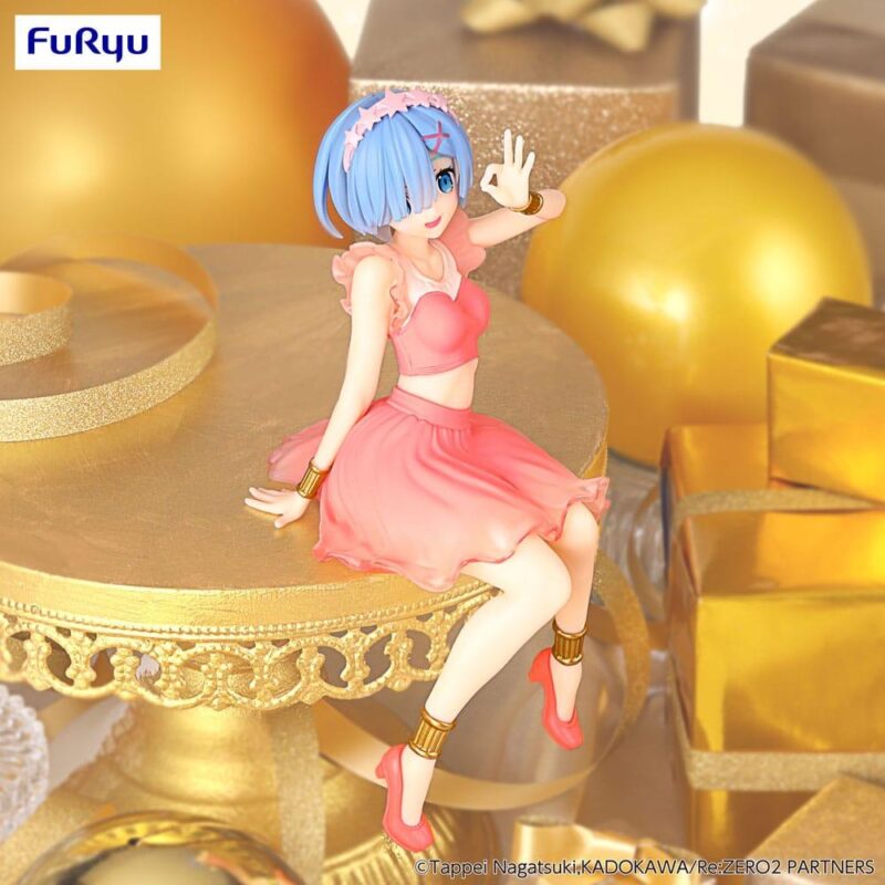 RE ZERO - Rem "Twinkle Party" - Statuette Noodle Stopper 14cm – Image 5