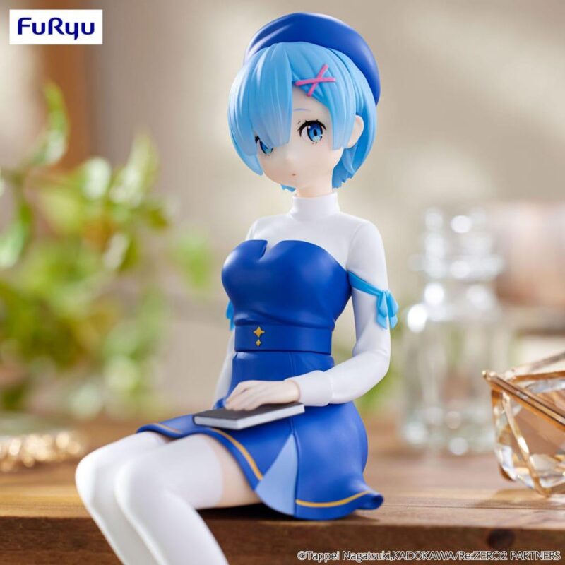 RE ZERO - Rem "Book Girl" - Statuette Noodle Stopper 15cm – Image 5