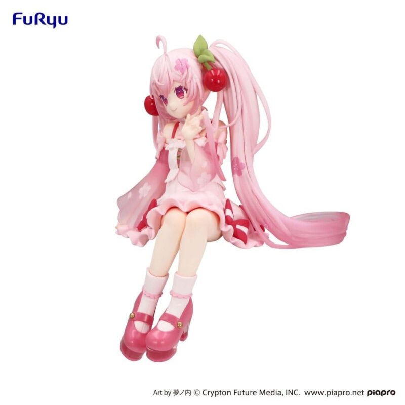 HATSUNE MIKU - Sakura Miku 2025 - Statuette Noodle Stopper 14cm – Image 2