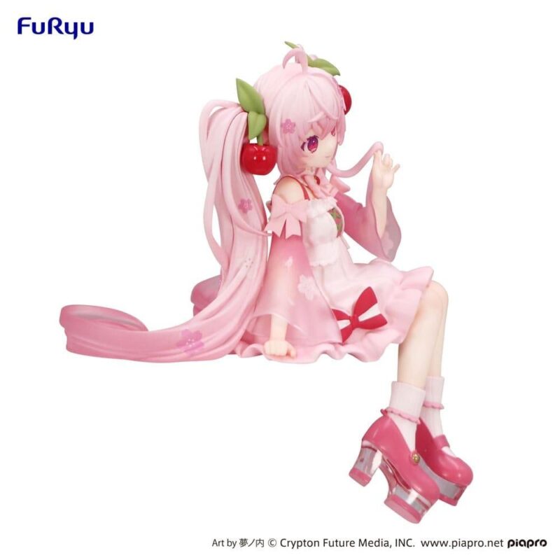 HATSUNE MIKU - Sakura Miku 2025 - Statuette Noodle Stopper 14cm – Image 4