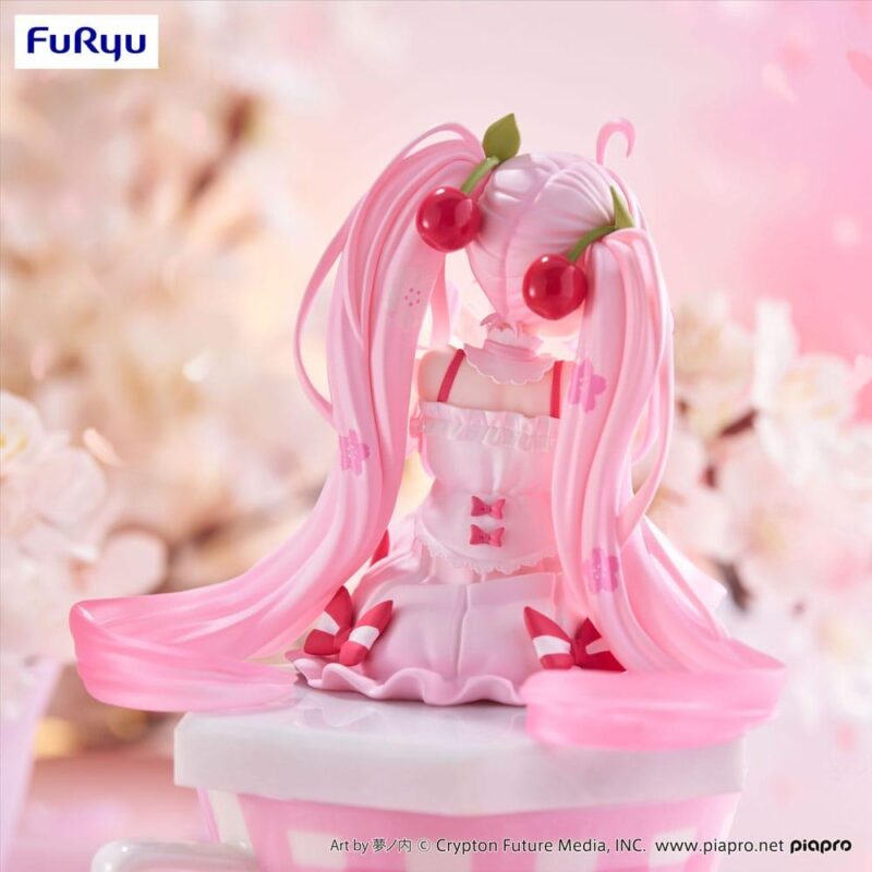HATSUNE MIKU - Sakura Miku 2025 - Statuette Noodle Stopper 14cm – Image 6