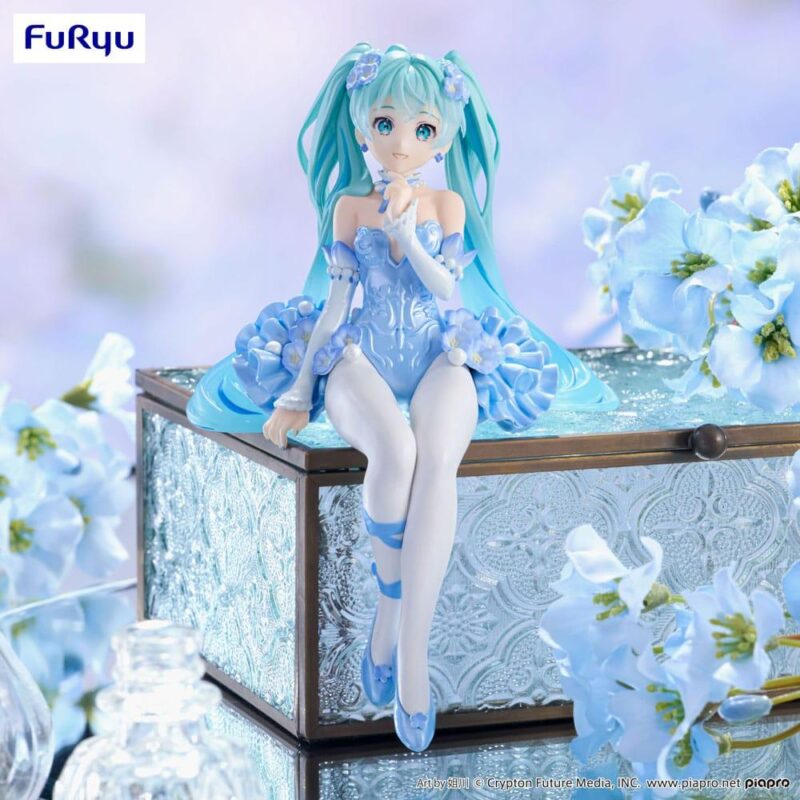 HATSUNE MIKU - Flower Fairy Nemophila - Statuette Noodle Stopper 15cm – Image 6