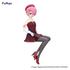 RE ZERO - Ram "Book Girl" - Statuette Noodle Stopper 14cm