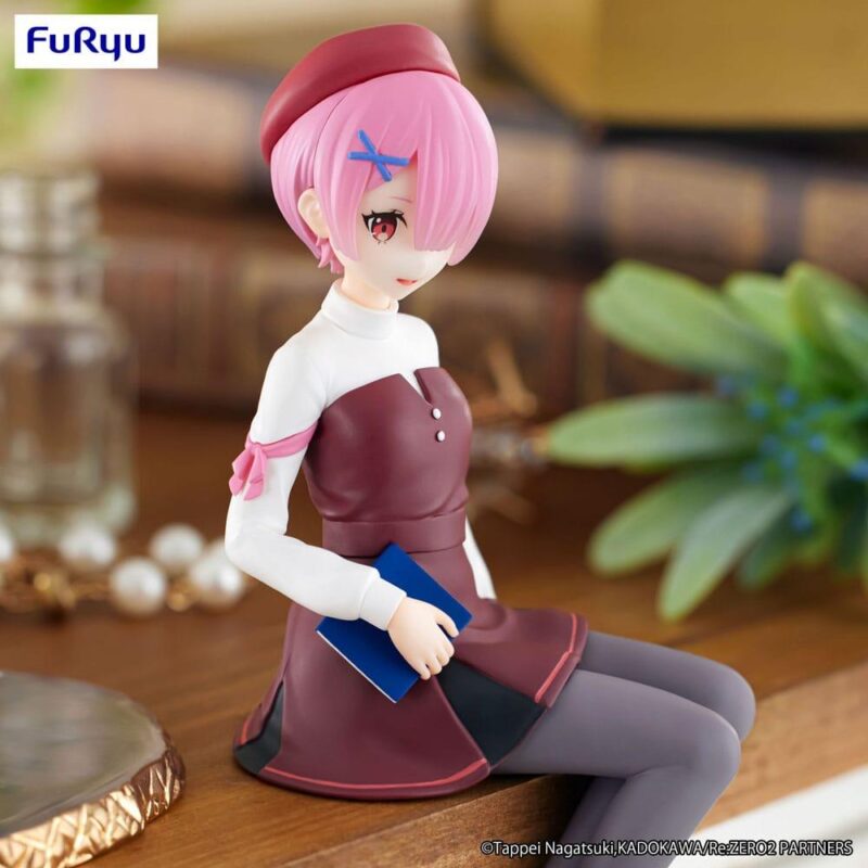 RE ZERO - Ram "Book Girl" - Statuette Noodle Stopper 14cm – Image 5