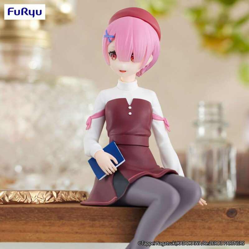 RE ZERO - Ram "Book Girl" - Statuette Noodle Stopper 14cm – Image 6