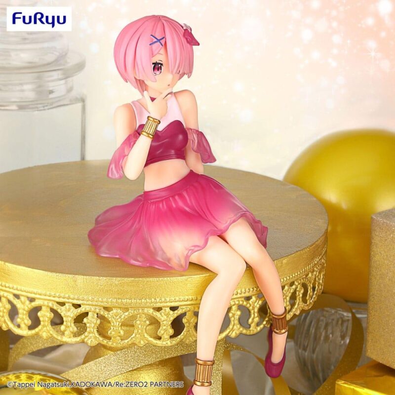 RE ZERO - Ram "Twinkle Party" - Statuette Noodle Stopper 14cm – Image 4