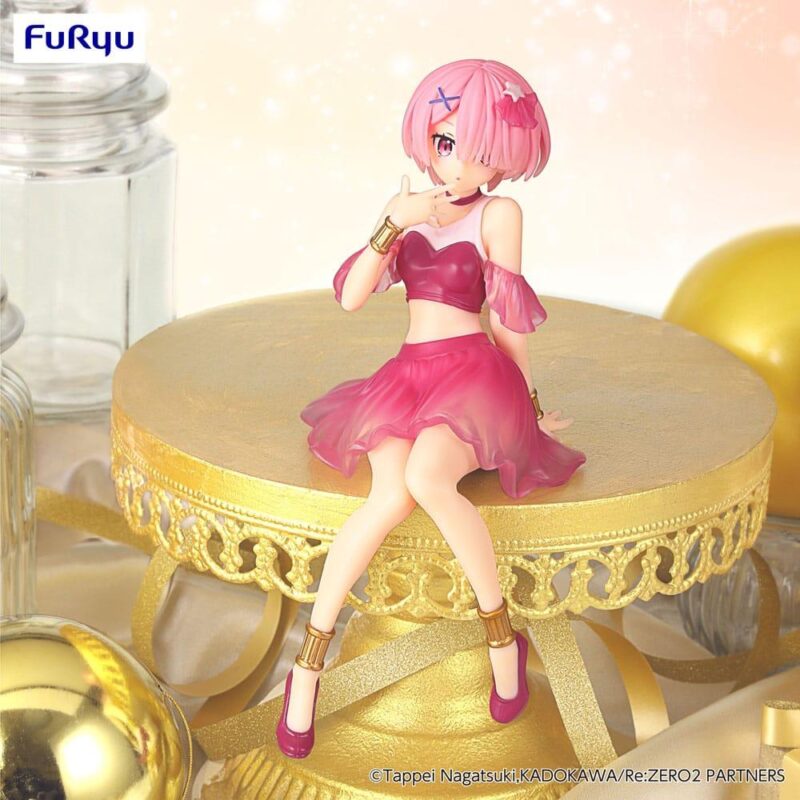 RE ZERO - Ram "Twinkle Party" - Statuette Noodle Stopper 14cm – Image 6