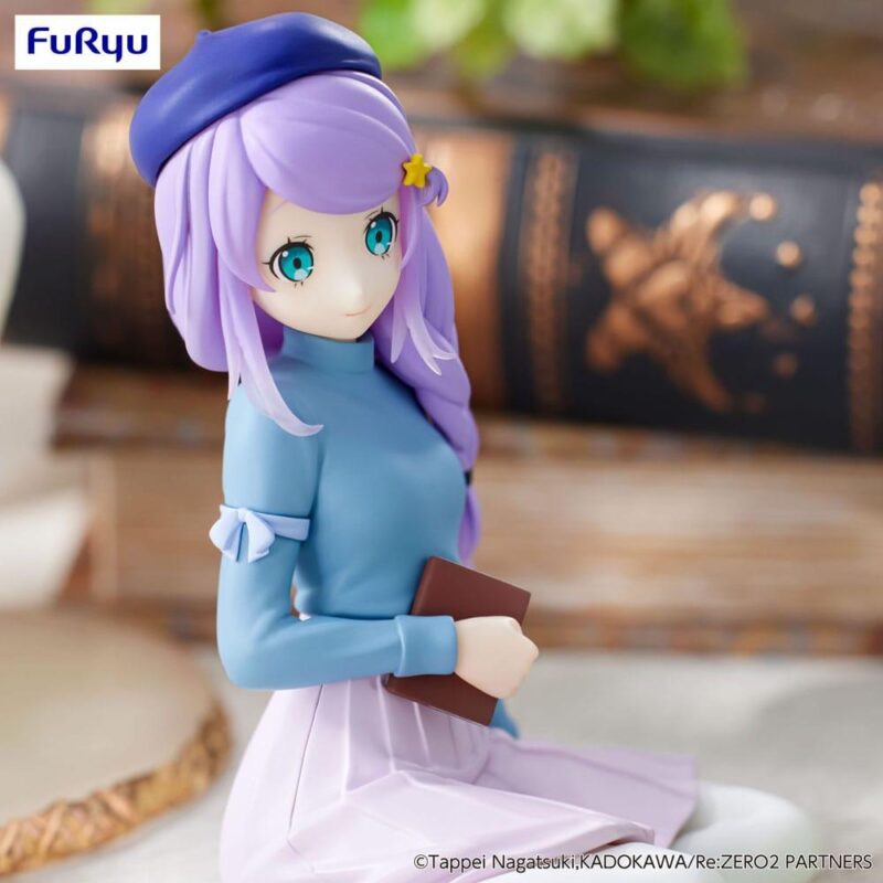 RE ZERO - Anastasia "Book Girl" - Statuette Noodle Stopper 10cm – Image 4
