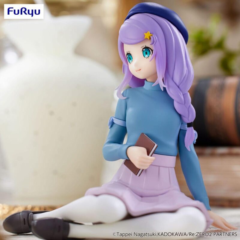 RE ZERO - Anastasia "Book Girl" - Statuette Noodle Stopper 10cm – Image 5