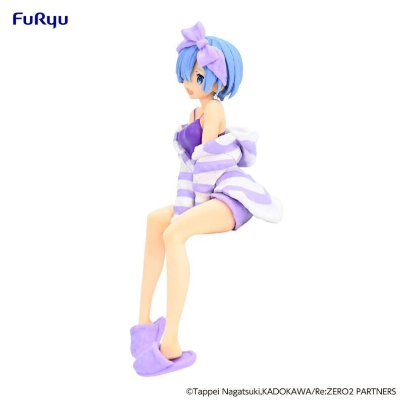 RE ZERO - Rem "Room Wear Purple" - Statuette PVC Noodle Stopper 14cm – Image 2