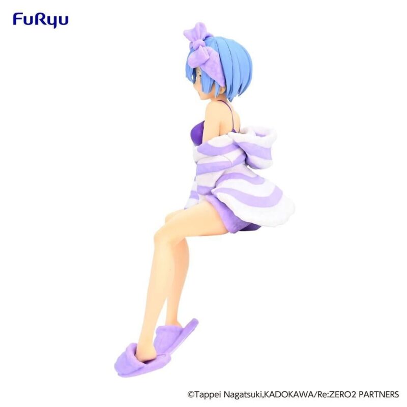RE ZERO - Rem "Room Wear Purple" - Statuette PVC Noodle Stopper 14cm – Image 3