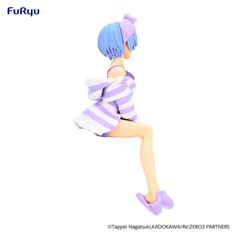 RE ZERO - Rem "Room Wear Purple" - Statuette PVC Noodle Stopper 14cm – Image 4