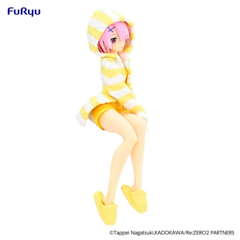 RE ZERO - Ram "Room Wear Yellow" - Statuette PVC Noodle Stopper 14cm – Image 5