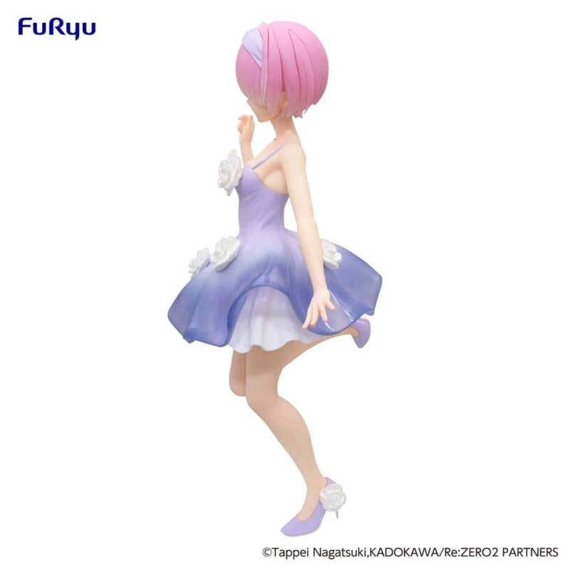 RE ZERO - Ram "Flower Dress" - Statuette Trio-Try-iT 21cm – Image 2