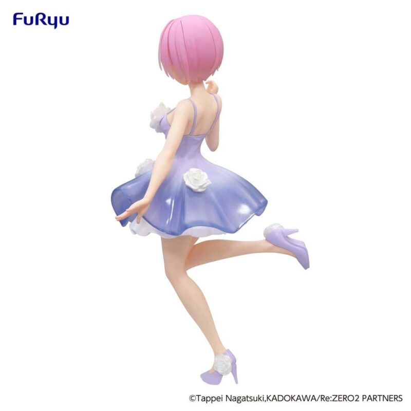 RE ZERO - Ram "Flower Dress" - Statuette Trio-Try-iT 21cm – Image 3