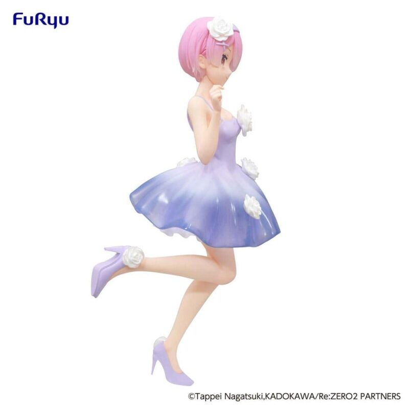 RE ZERO - Ram "Flower Dress" - Statuette Trio-Try-iT 21cm – Image 5