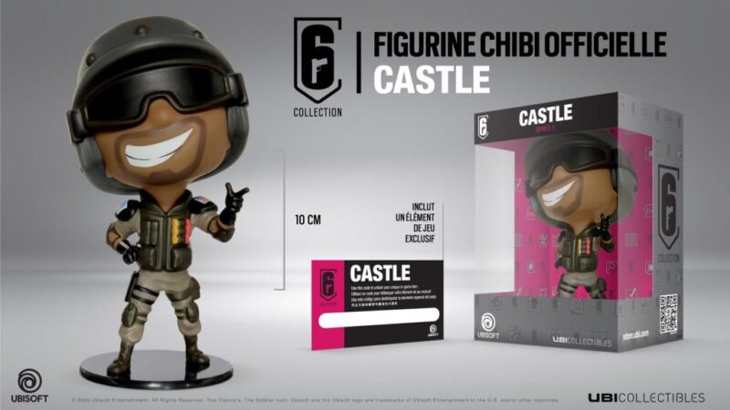 SIX COLLECTION Series 5 - Figurine Castle Chibi (Officielle Ubisoft) – Image 2
