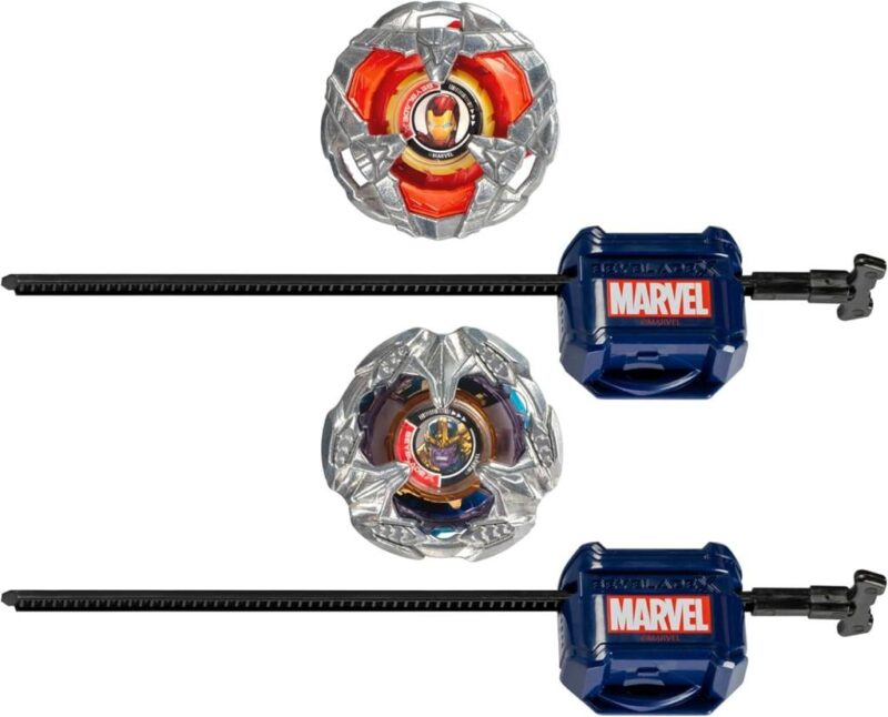 BEYBLADE X - Marvel Iron Man 4-80B & Thanos 4-60P Dual Pack – Image 2