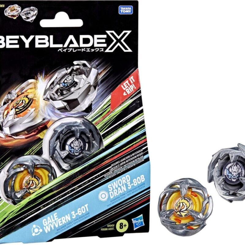 BEYBLADE X - Gale Wyvern 3-60T & Sword Dran 3-80B Dual Pack