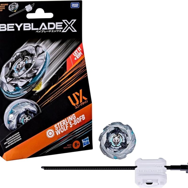 BEYBLADE X - Sterling Wolf 3-80 FB UX Starter Pack