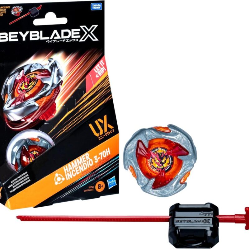 BEYBLADE X - Hammer Incendio 3-70H UX Starter Pack