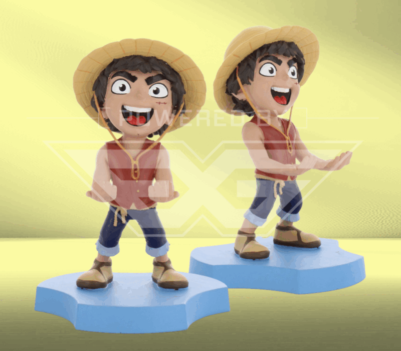 ONE PIECE NETFLIX - Luffy - Support Manette & Portable 'Holdem' - 11cm