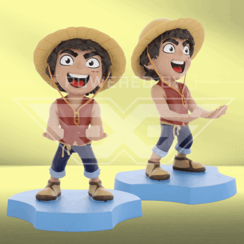 ONE PIECE NETFLIX - Luffy - Support Manette & Portable 'Holdem' - 11cm