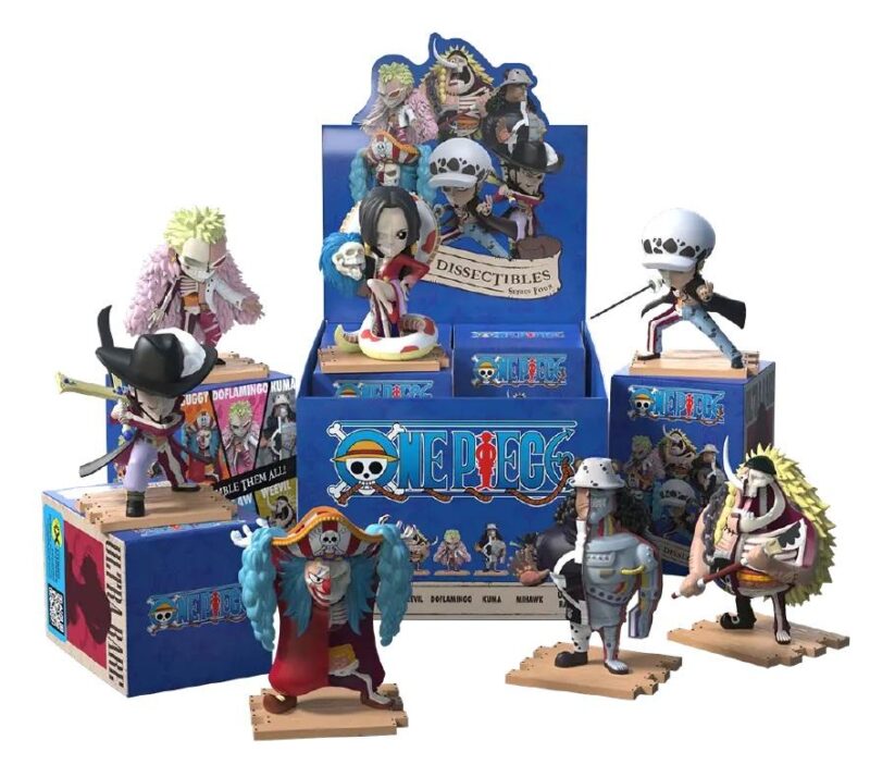 ONE PIECE - Warlord - Freeny's Hidden Dissectibles (Display 6 Fig.)