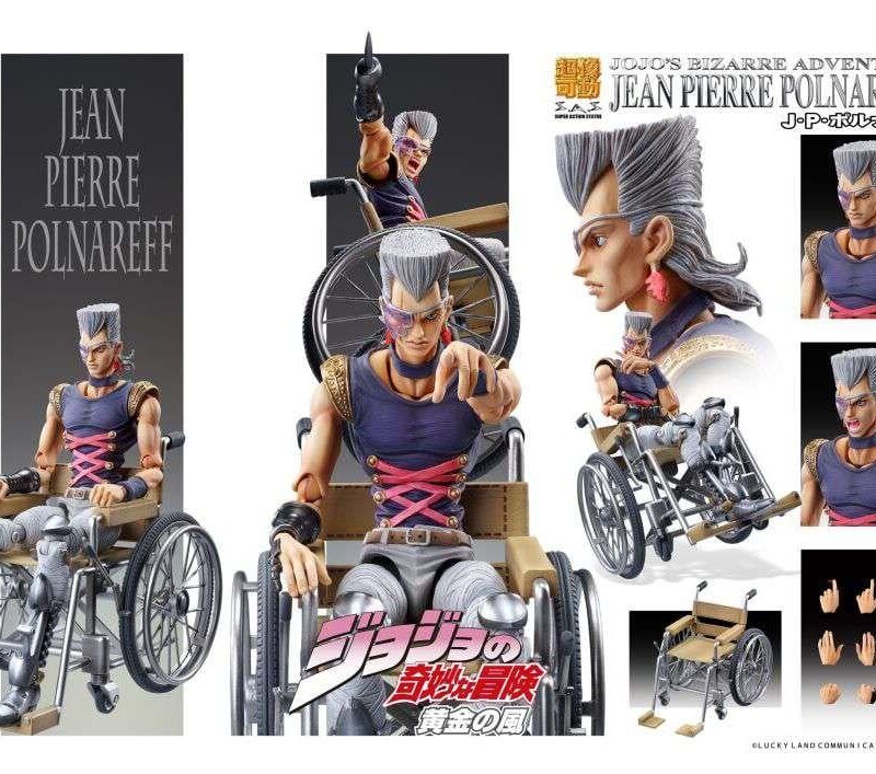 JOJO PART 5 - J.P. Polnareff - Figurine Super Action Chozokado 16cm