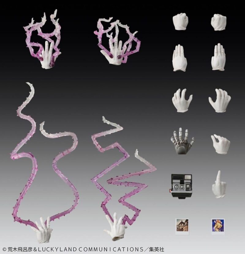 JOJO PART 3 - Joseph Joestar & Iggy - Fig. Super Action Chozokado 15cm – Image 6