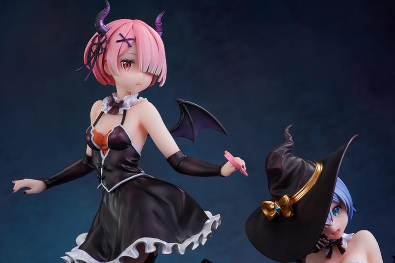 RE ZERO - Ram "Phantom Night Wizard" - Statuette 1/7 26cm – Image 6