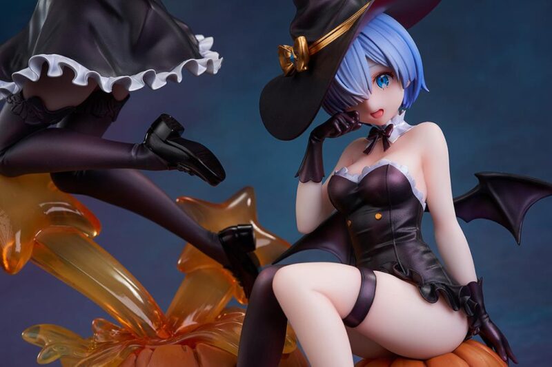 RE ZERO - Rem "Phantom Night Wizard" - Statuette 1/7 17cm – Image 6