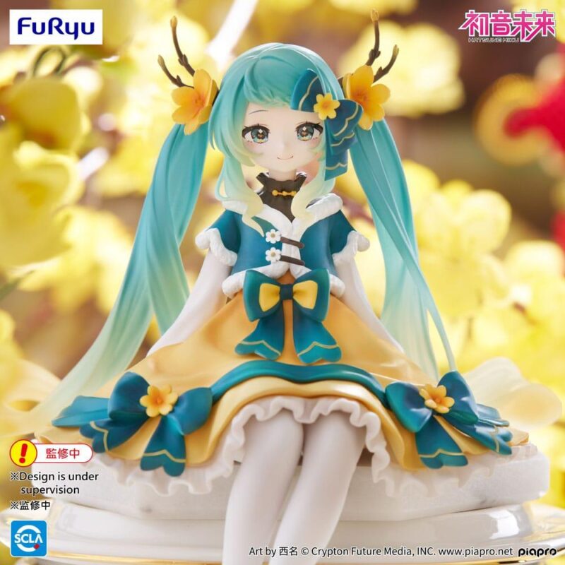 HATSUNE MIKU - Hatsune Miku Chinese New Year Ver - Statuette 14cm – Image 3