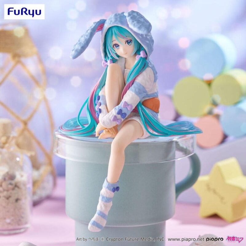 HATSUNE MIKU - Hatsune Blue Pajama Ver - Statuette 14cm – Image 5
