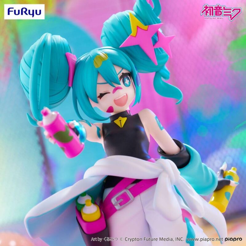HATSUNE MIKU - Trio Try It Miku Paint Girl - Statuette19cm – Image 4