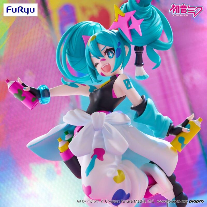 HATSUNE MIKU - Trio Try It Miku Paint Girl - Statuette19cm – Image 5