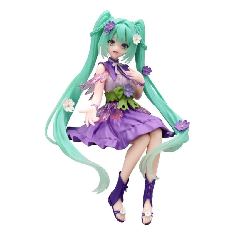 HATSUNE MIKU - Flower Fairy Cosmos Purple - Statuette Noodle Stopp14cm