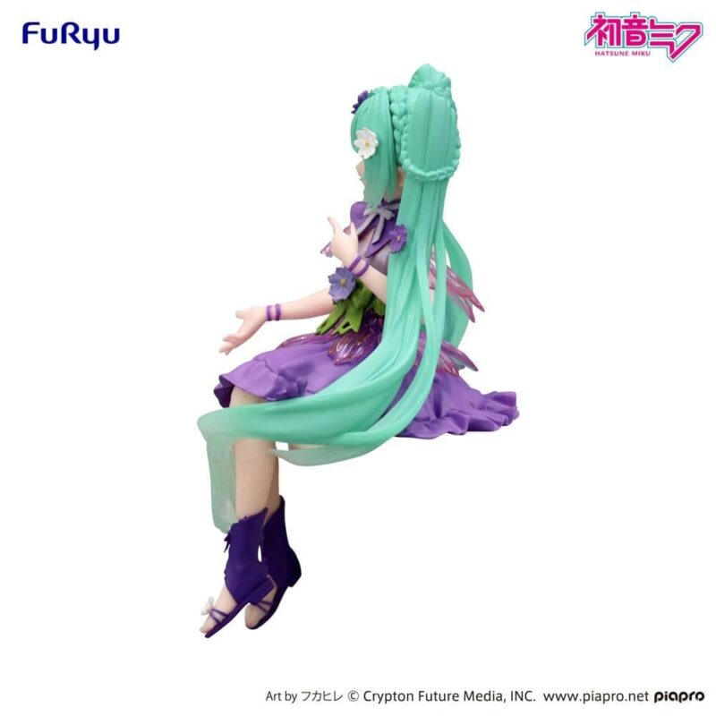 HATSUNE MIKU - Flower Fairy Cosmos Purple - Statuette Noodle Stopp14cm – Image 2