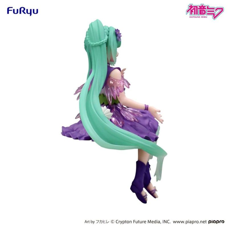 HATSUNE MIKU - Flower Fairy Cosmos Purple - Statuette Noodle Stopp14cm – Image 3