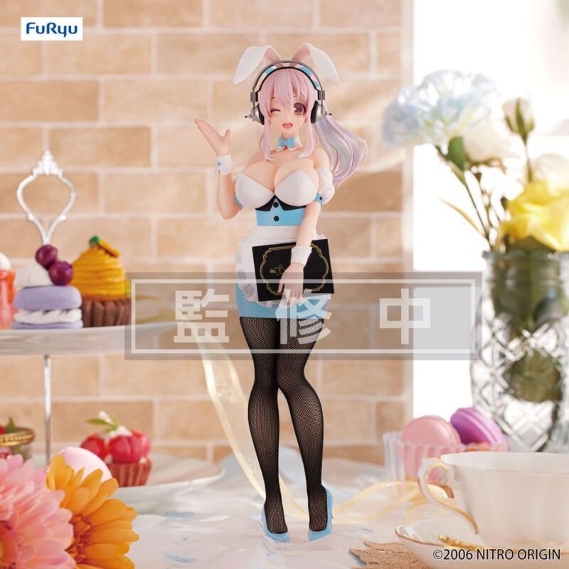 SUPER SONICO - BiCute Bunnies Waitress Light Blue - Statuette 28cm