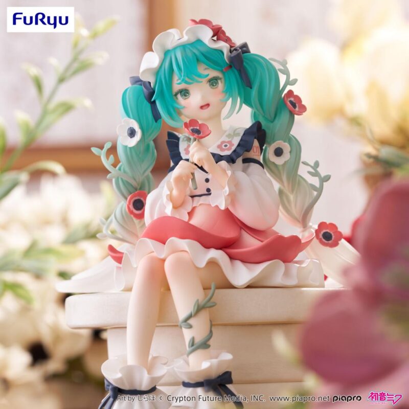 HATSUNE MIKU - Flower Fairy Anemone - Statuette Noodle Stopper 14cm – Image 5