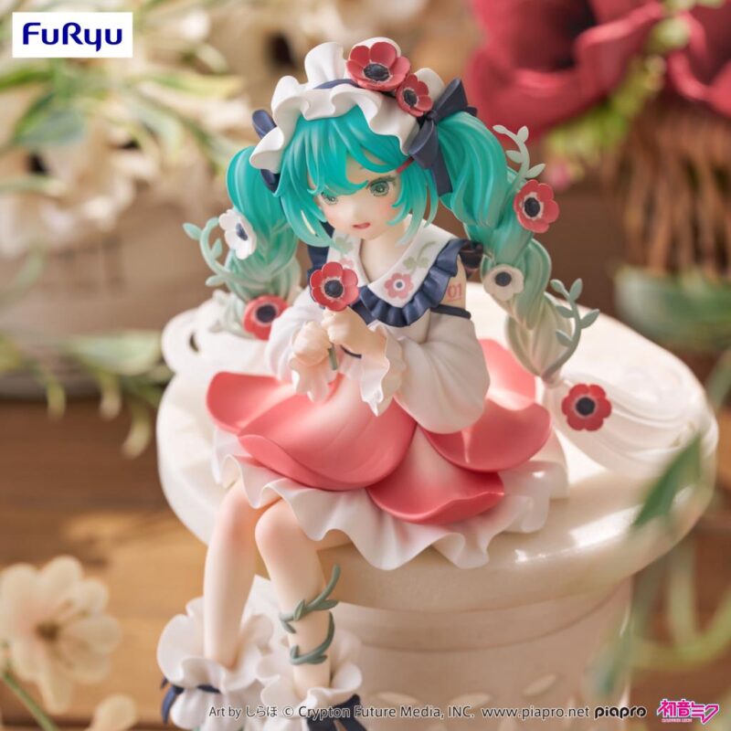 HATSUNE MIKU - Flower Fairy Anemone - Statuette Noodle Stopper 14cm – Image 6