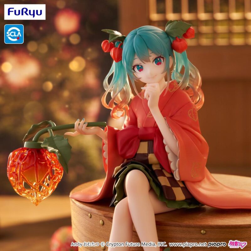 HATSUNE MIKU - Flower Fairy Winter - Statuette Noodle Stopper 15cm – Image 5