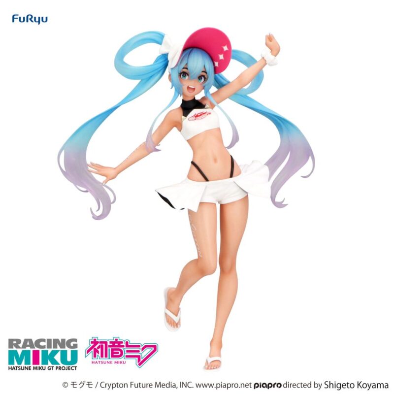 HATSUNE MIKU - Racing Miku 2024 Summer - Statuette Trio-Try-It 21cm